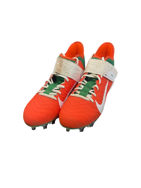Vist Large View of Product Image Which is Used Nike CT6704-991 Adult FB Cleats Orange Senior 7.5