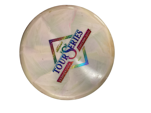 Vist Large View of Product Image Which is Used Discraft 2021 TOUR SERIES BUZZZ Disc Golf Mid Range White