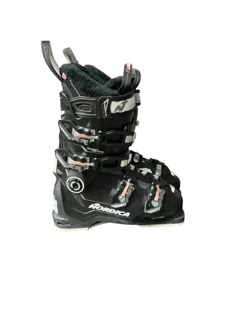 Vist Large View of Product Image Which is Used Nordica SPEED MACHINE 95W Womens DH Ski Boot Black 245 MP - M06.5 - W07.5