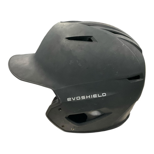 Vist Large View of Product Image Which is Used Evoshield WB5725601SM Batting Helmet No Mask Black SM