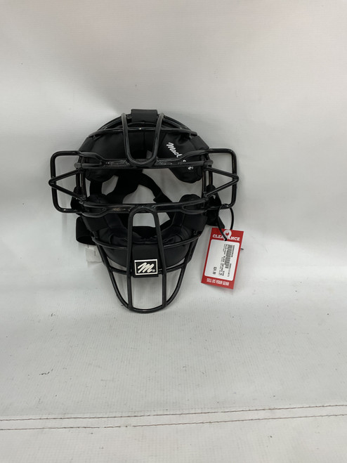 Vist Large View of Product Image Which is Used MacGregor BLACK UMPIRES HELMET Umpire Mask