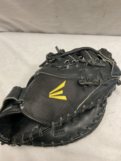 Vist Large View of Product Image Which is Used Easton SALVO BB/SB First Base RH Throw Black 12 1/2"