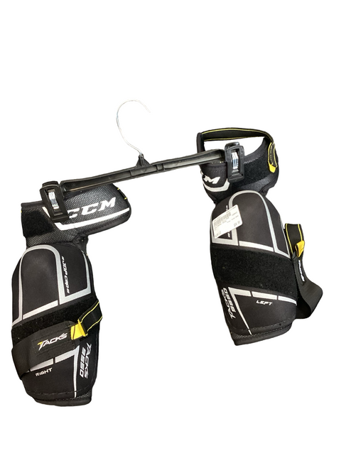 Vist Large View of Product Image Which is Used CCM TACKS 9550 Senior Elbow Pads LG