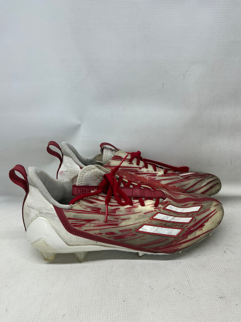Vist Large View of Product Image Which is Used Adidas ADIZERO Adult FB Cleats Red Senior 12