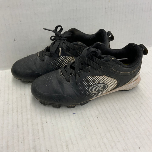 Vist Large View of Product Image Which is Used Rawlings COOLFLO BB/SB Cleats Black Junior 02