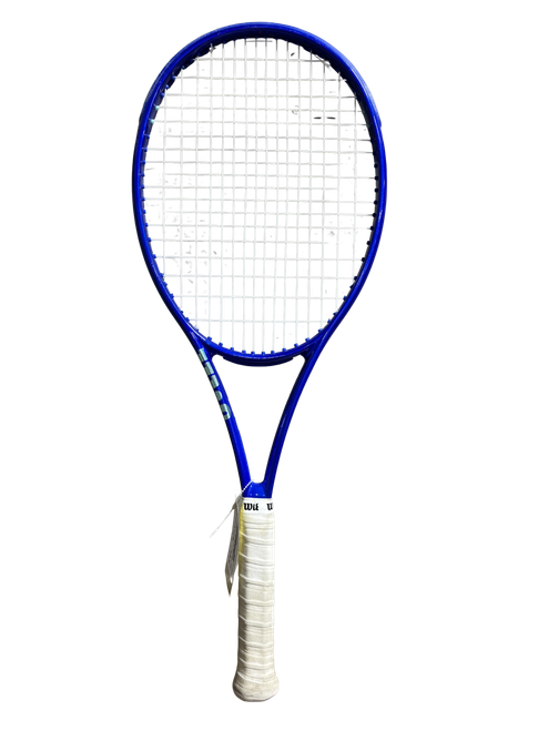 Vist Large View of Product Image Which is Used Wilson ULTA V5 99 PRO Adult Tennis Racquet Royal Blue 4 3/8"