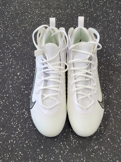 Vist Large View of Product Image Which is Used Nike LAX Cleats Mens White Senior 12