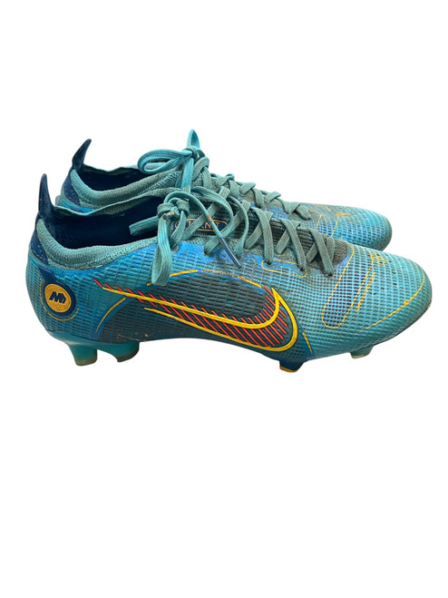 Vist Large View of Product Image Which is Used Nike Soccer Cleats Royal Blue Junior 04.5
