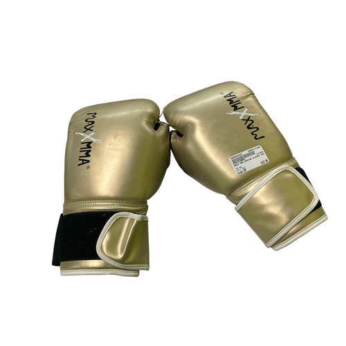 Vist Large View of Product Image Which is Used Boxing Gloves Gold Senior