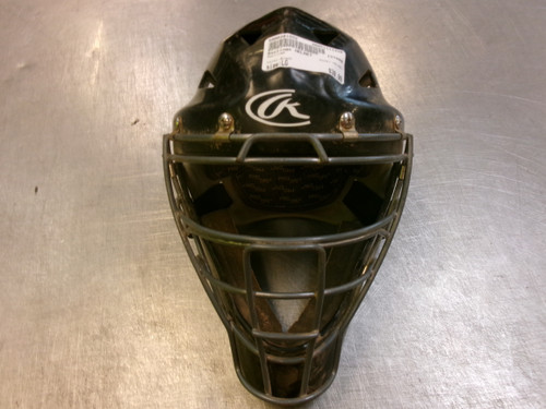Vist Large View of Product Image Which is Used Rawlings HELMET Catchers Helmet w/Mask Black LG