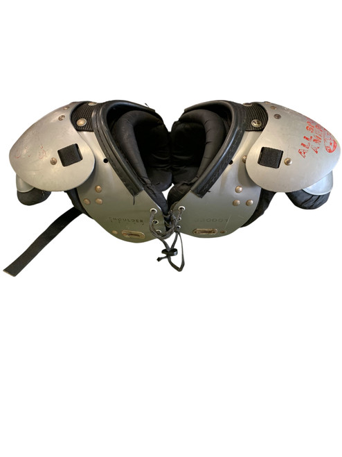 Vist Large View of Product Image Which is Used All Star AMERICAN FB Shoulder Pads Grey SM