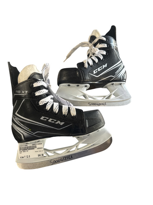 Vist Large View of Product Image Which is Used CCM RIB XT Youth Hockey Skate Youth 12.0