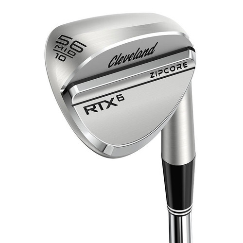 Vist Large View of Product Image Which is Cleveland RTX6 ZipCore Tour Satin 58° Wedge, Right Handed