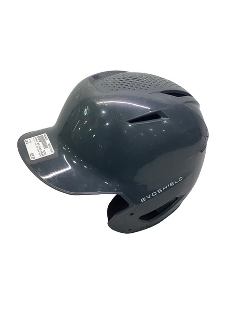Vist Large View of Product Image Which is Used Evoshield GREY GLOSS HELMET Batting Helmet No Mask Grey LG