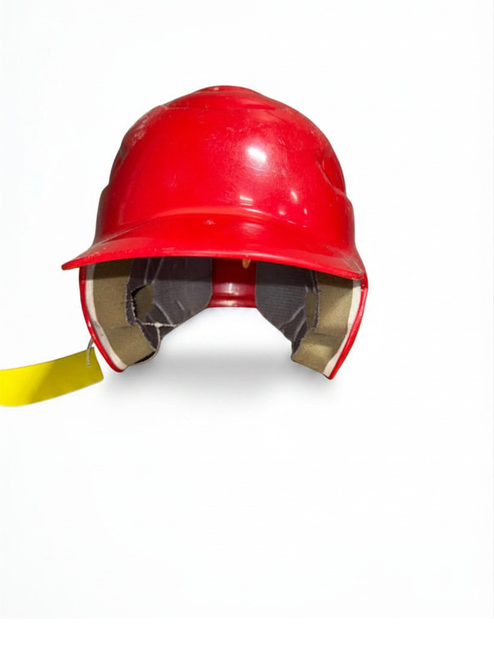 Vist Large View of Product Image Which is Used Rawlings BATTING HELMIT RED Batting Helmet No Mask Red One Size