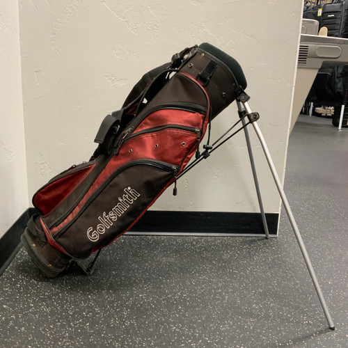 Vist Large View of Product Image Which is Used GOLF SMITH YOUTH BAG Jr Stand Bag Red