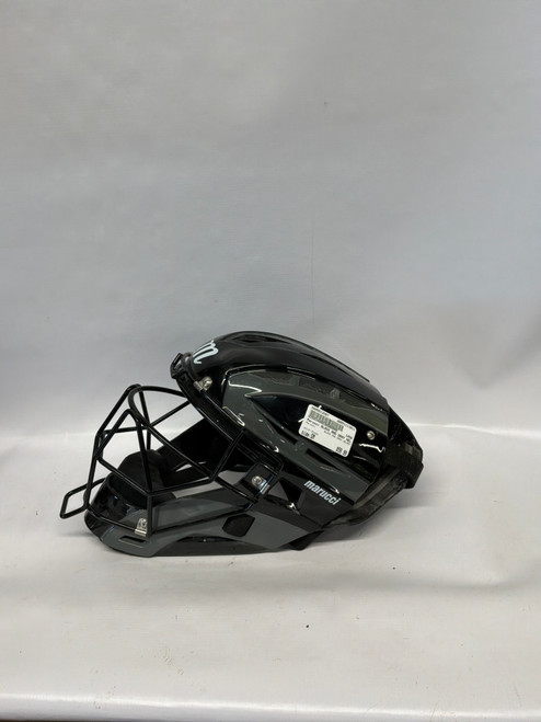 Vist Large View of Product Image Which is Used Marucci BLACK AND GRAY HELMET Catchers Helmet w/Mask Black SM
