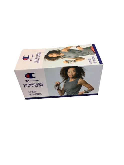 Vist Large View of Product Image Which is Used Champion Sports Ankle Weights Black 4 lb
