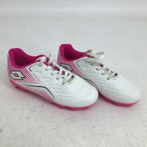 Vist Large View of Product Image Which is Used Lotto ROMA 700 YOUTH 12.0 SOCCER CLEAT Soccer Cleats Pink Youth 12.0