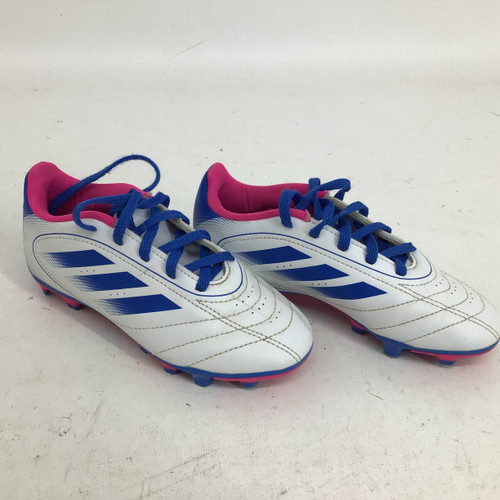 Vist Large View of Product Image Which is Used Adidas GOLETTO YOUTH 13.0 SOCCER CLEAT Soccer Cleats Pink Youth 13.0