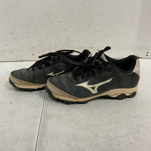 Vist Large View of Product Image Which is Used Mizuno BB/SB Cleats Black Youth 13.0