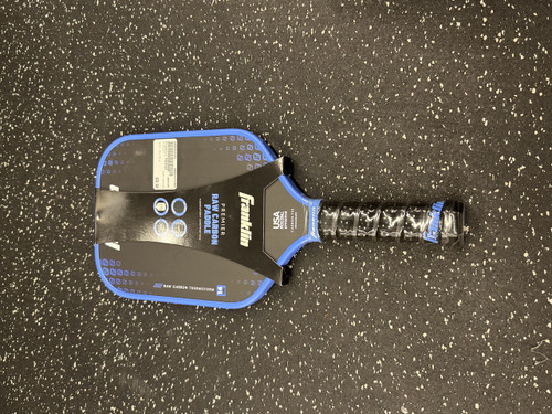 Vist Large View of Product Image Which is Used Franklin PREMIER Pickleball Racquet Navy Blue