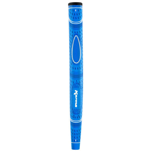 Vist Large View of Product Image Which is Karma Dual Touch Midsize Putter Grip Blue #AKGP13