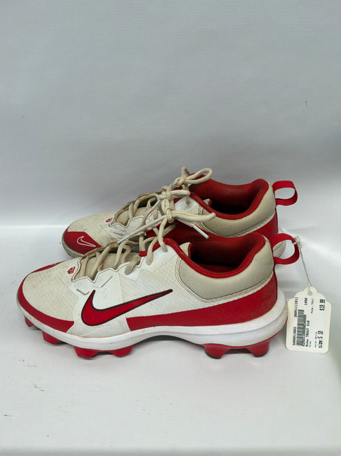 Vist Large View of Product Image Which is Used Nike TROUT BB/SB Cleats White Senior 10