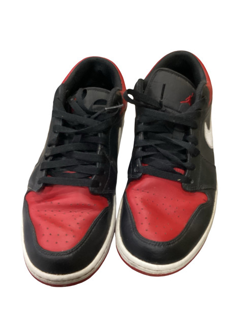Vist Large View of Product Image Which is Used Nike AIR JORDAN Basketball Shoes M White/Black/Red Senior 11.5