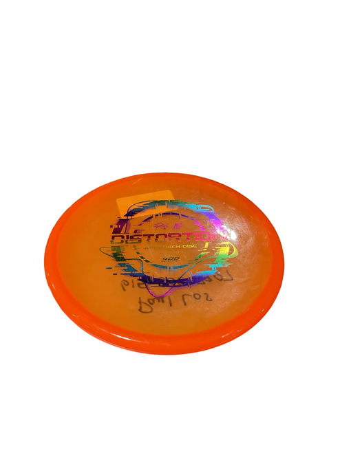 Vist Large View of Product Image Which is Used Prodigy DISTORTION Disc Golf Mid Range Orange