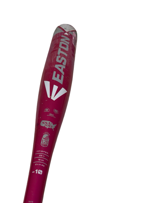 Vist Large View of Product Image Which is Used Easton PINK SAPPHIRE FP18PSA -10 Fastpitch Softball Bat 29" 29/19