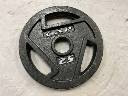Vist Large View of Product Image Which is Used Cap Olympic Plate Grey 25 lb