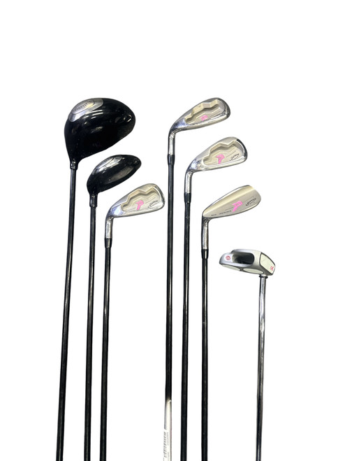 Vist Large View of Product Image Which is Used Callaway XJ PINK Jr Club Set LH 7 Piece