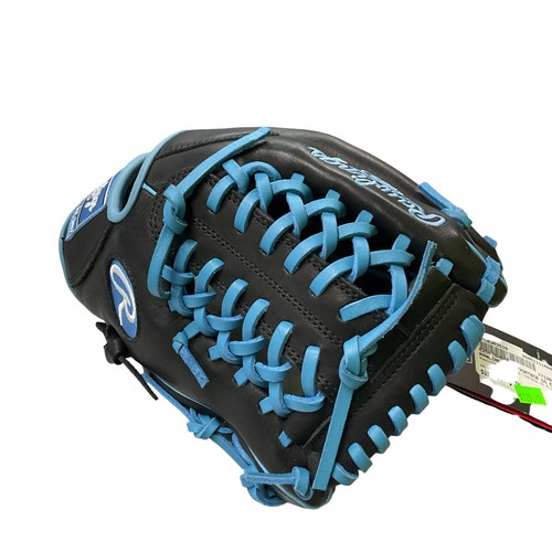 Vist Large View of Product Image Which is Used Rawlings GGE175MTBCB GG ELITE BB/SB Glove RH Throw Black 11 3/4" *NEW WITH TAGS*