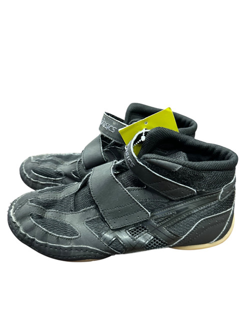 Vist Large View of Product Image Which is Used Asics Wrestling Shoes Black Senior 6