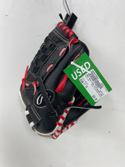 Vist Large View of Product Image Which is Used Rawlings PLAYMAKER SERIES BB/SB Glove RH Throw Black 11"