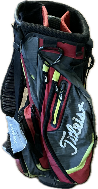 Vist Large View of Product Image Which is Used Titleist STAND BAG Mens Stand Bag Grey And Red