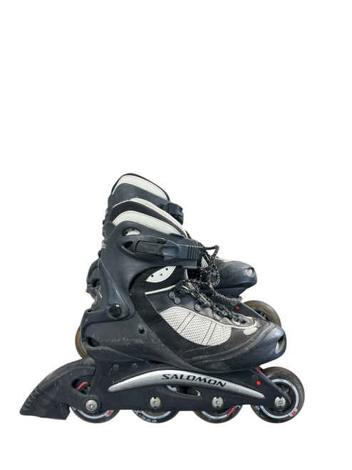 Vist Large View of Product Image Which is Used SALOMON Senior Aggressive Skates Black Senior 7