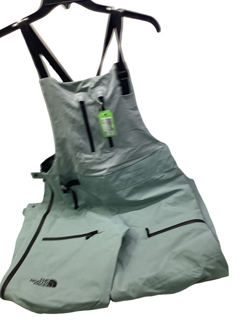 Vist Large View of Product Image Which is Used North Face Snow Bibs W Teal LG