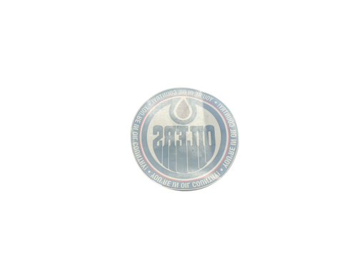Vist Large View of Product Image Which is Used OILERS VINYL STICKER Hockey Accessory