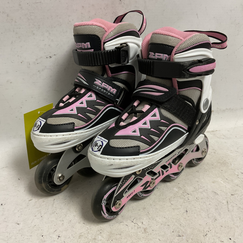 Vist Large View of Product Image Which is Used 2PM SPORTS ADJ 9-12 Child Rec Fitness Skates Black Adjustable