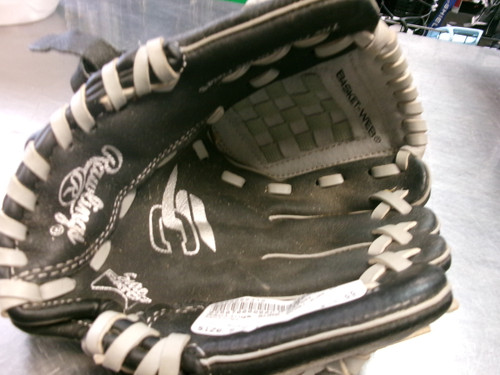 Vist Large View of Product Image Which is Used Rawlings SURE CATCH BB/SB Glove RH Throw Black 9 1/2"