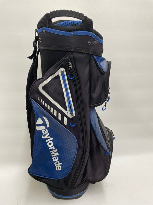Vist Large View of Product Image Which is Used Taylormade CART BAG Mens Cart Bag White/Black/Navy
