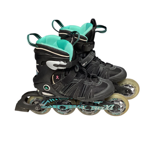 Vist Large View of Product Image Which is Used K2 CELENA W Senior Rec Fitness Skates Teal Senior 7.5