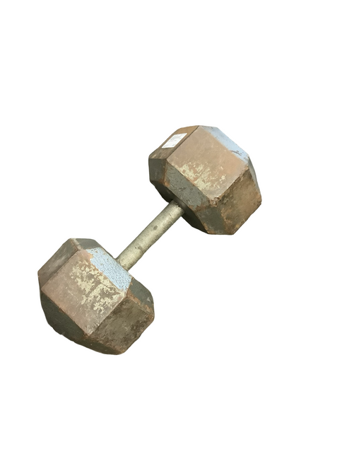 Vist Large View of Product Image Which is Used Hex Dumbbell (Each) 85 lb