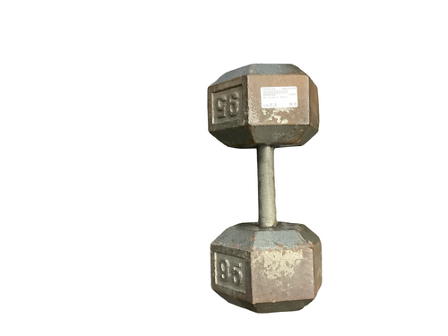 Vist Large View of Product Image Which is Used Hex Dumbbell (Each) 95 lb