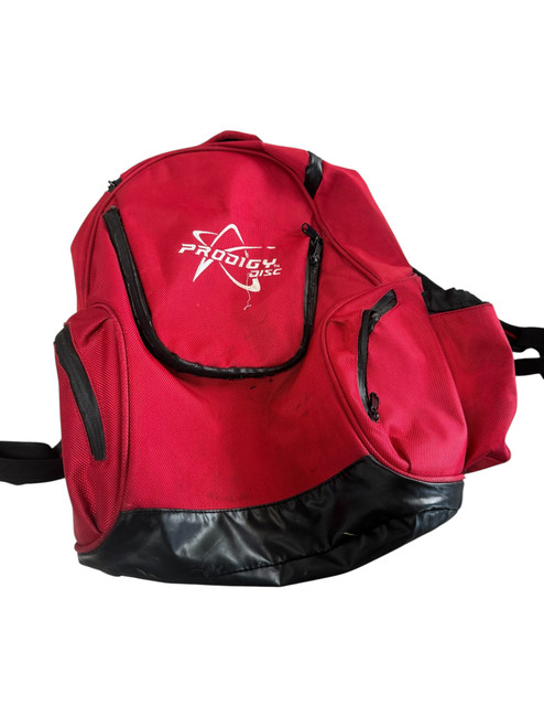 Vist Large View of Product Image Which is Used Prodigy Disc Golf Backpack Red