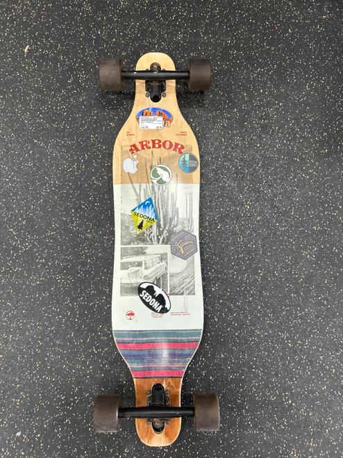 Vist Large View of Product Image Which is Used Arbor LONGBOARD Longboard Brown Long