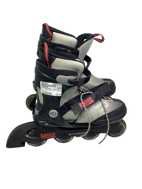 Vist Large View of Product Image Which is Used K2 RAIDER ABEC 3 ADJ 4-8 Junior Rec Fitness Skates Grey Adjustable
