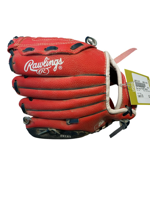 Vist Large View of Product Image Which is Used Rawlings PLAYER SERIES BB/SB Glove T-ball Red 9"